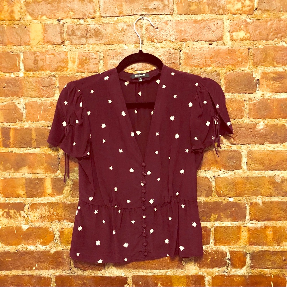 Madewell silk top